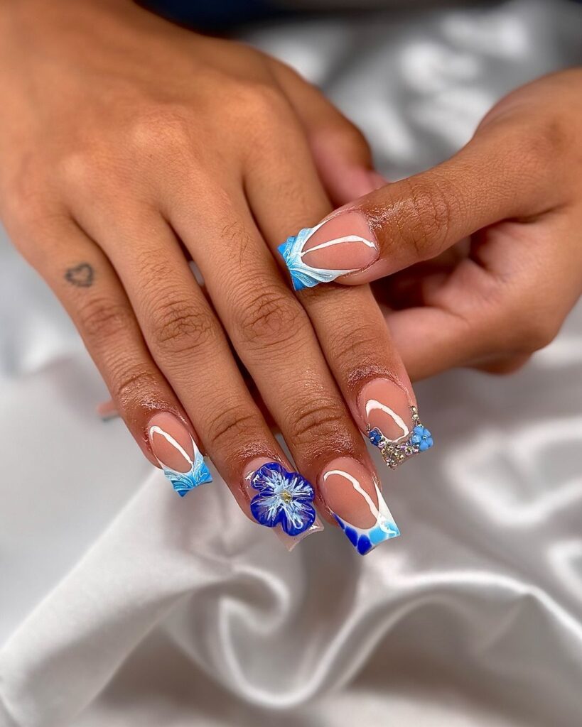 Summer Acrylic nails