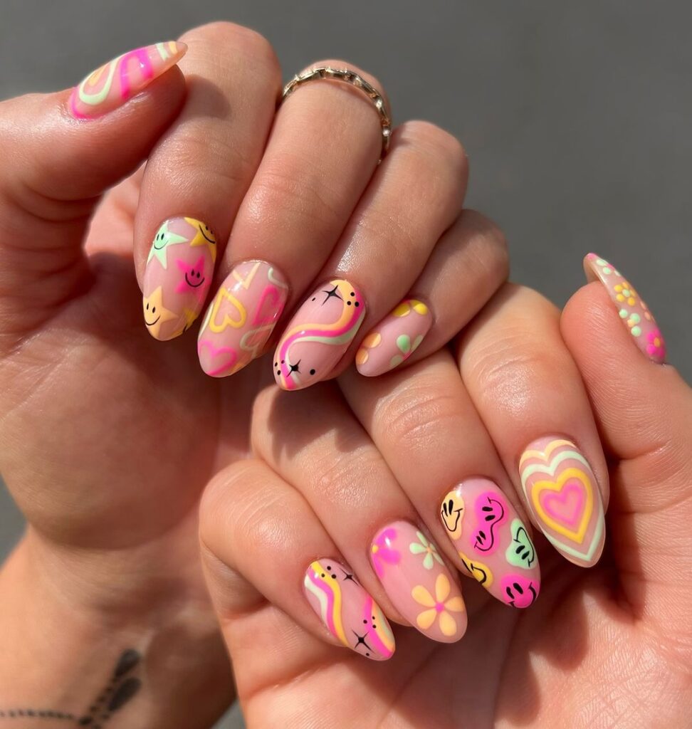 Message
Mix and Match  Bright Nails
