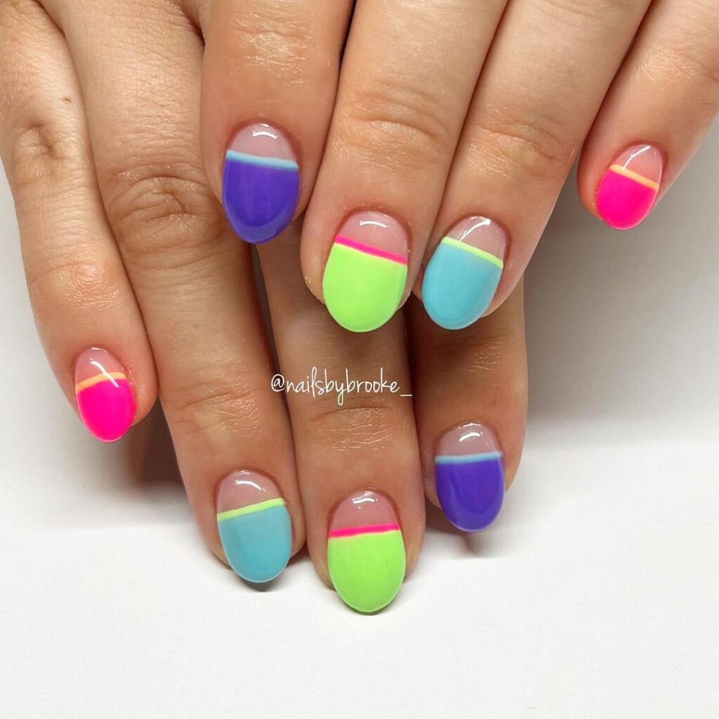 Summer Acrylic nail