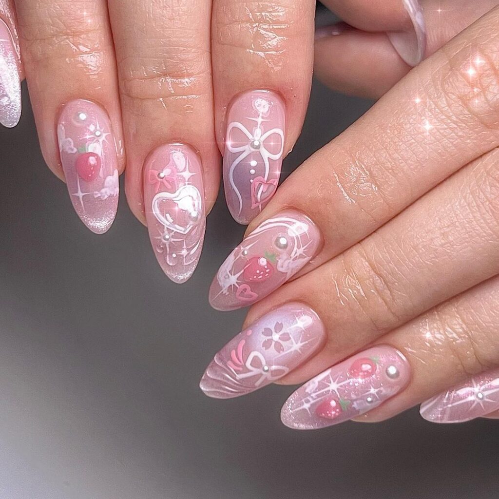 STRAWBERRY NAILS