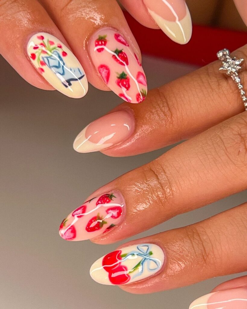 Short Berries Nails