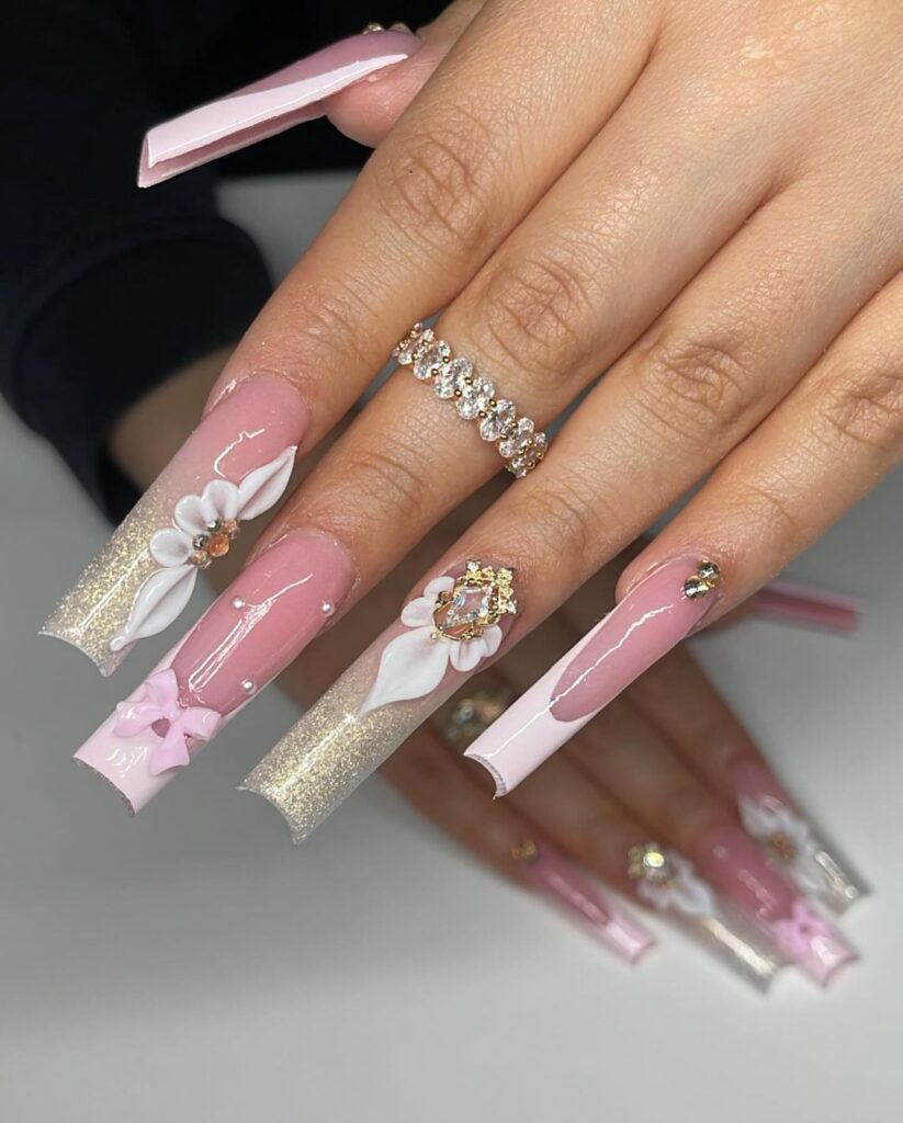 pink nail designs