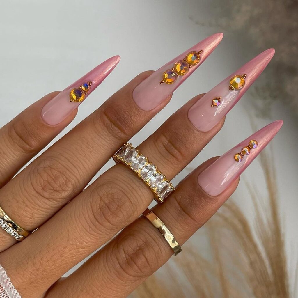 pink nail designs