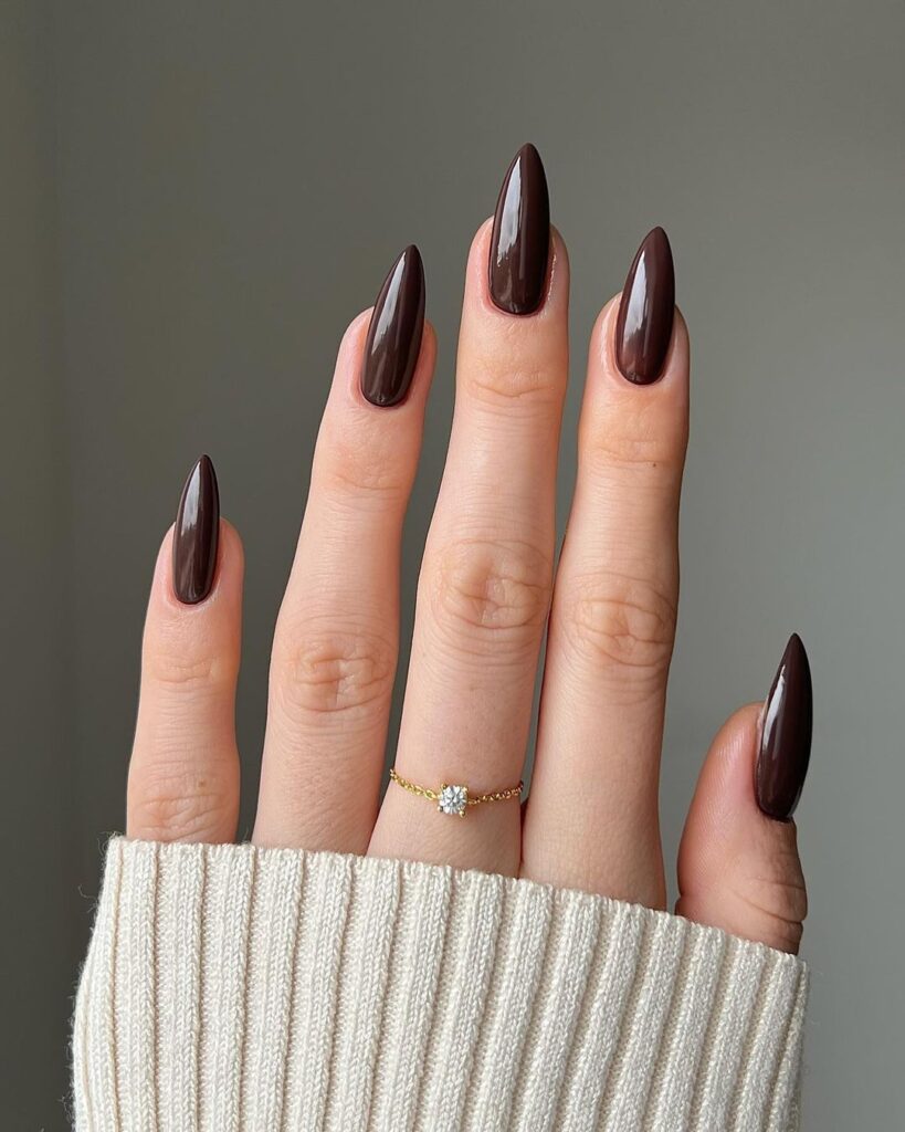 brown nail designs