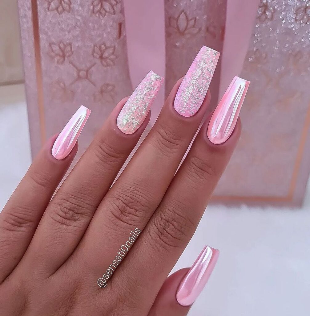 pink nail designs