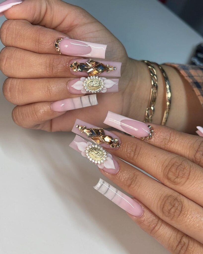 pink nail designs