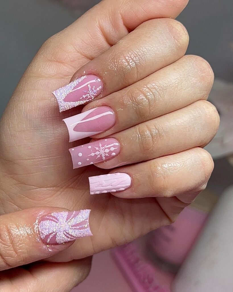 pink nail designs