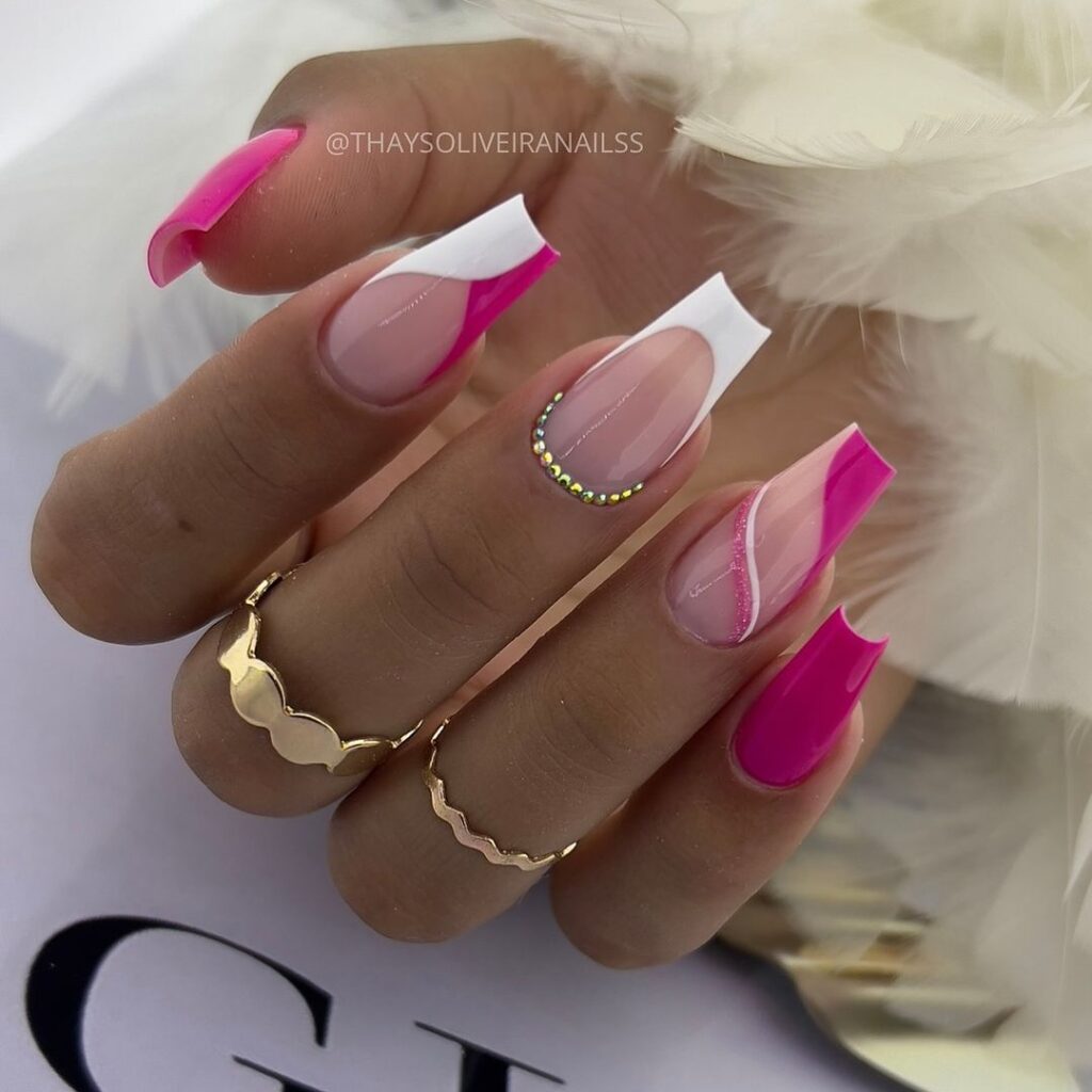 pink nail designs