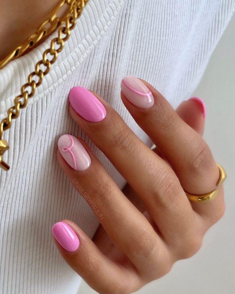 pink nail designs