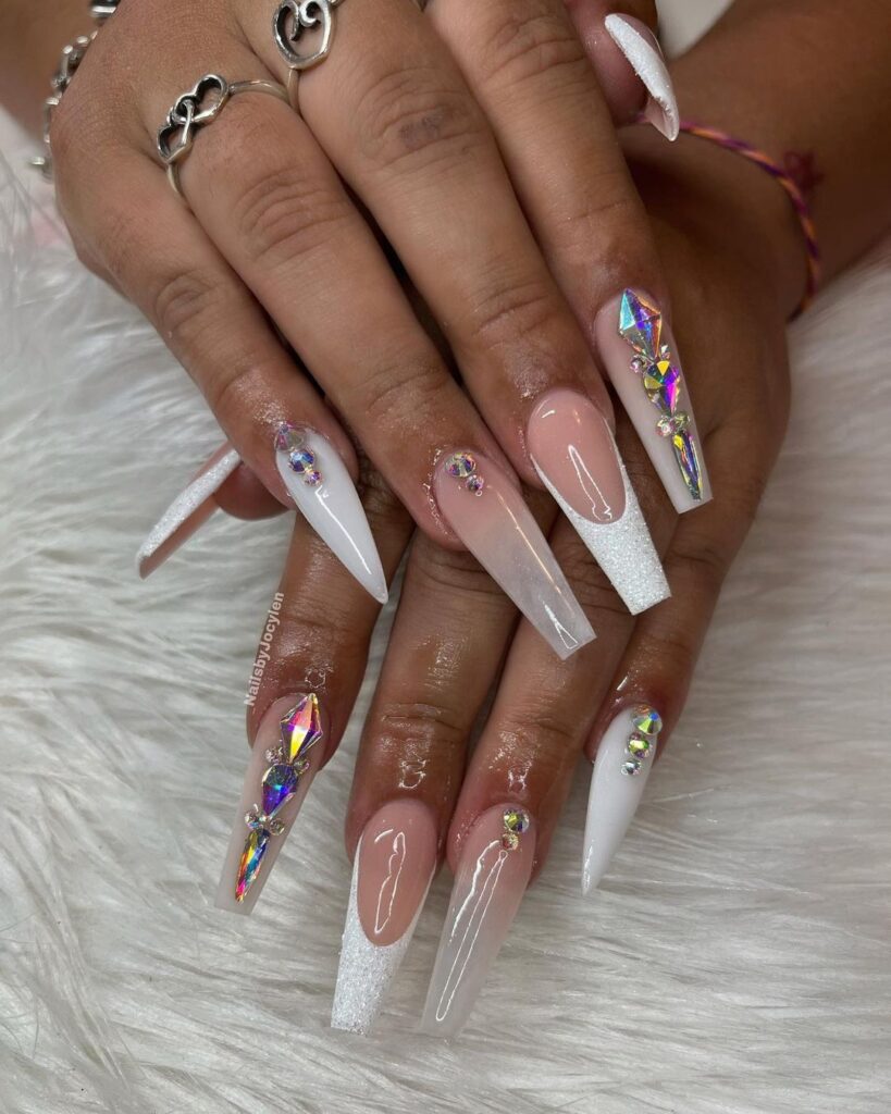 white nail designs