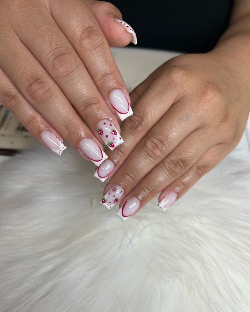 white nail designs