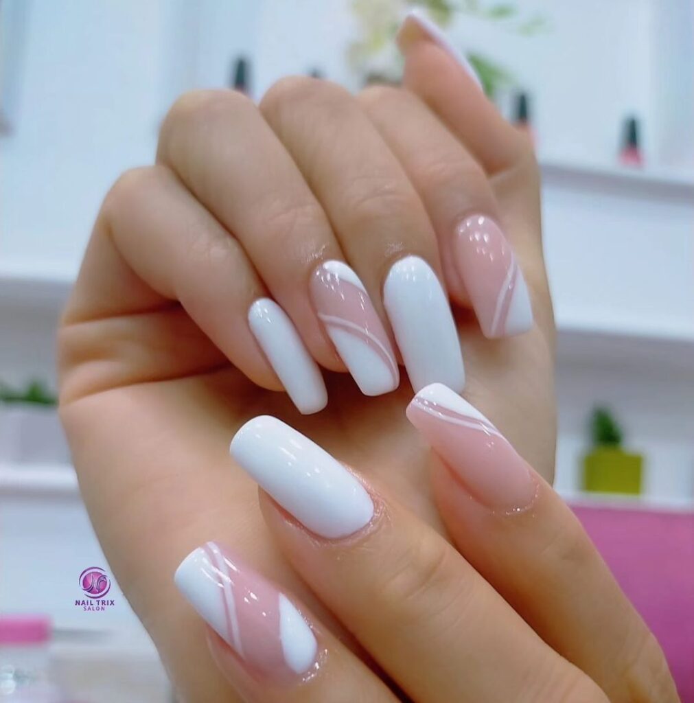 white nail designs