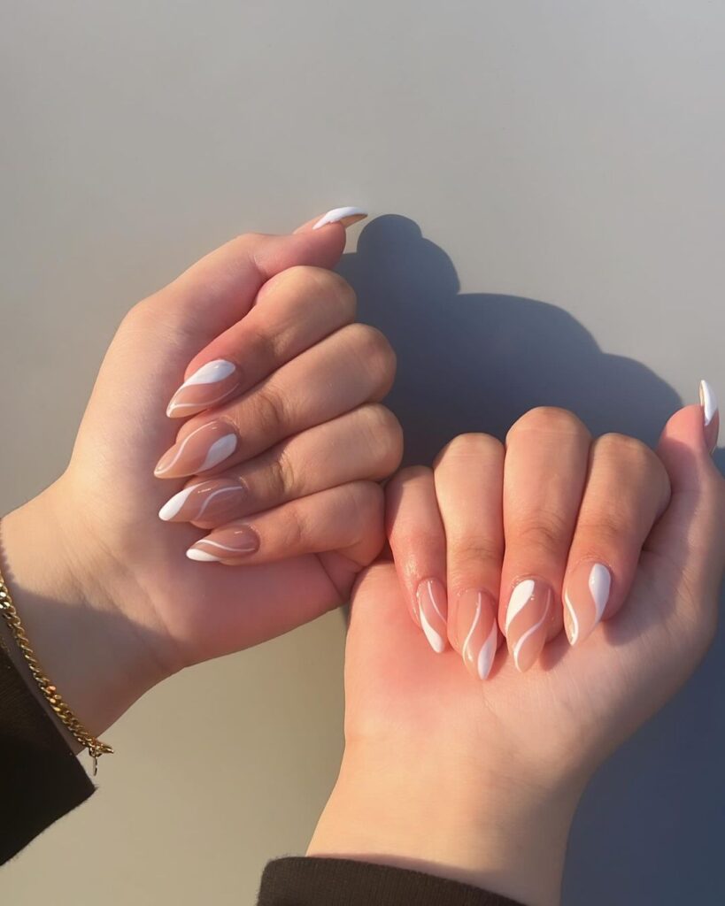 white nail designs