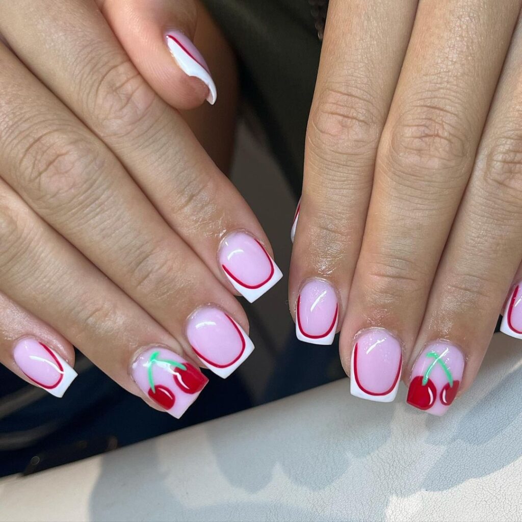 red nail designs