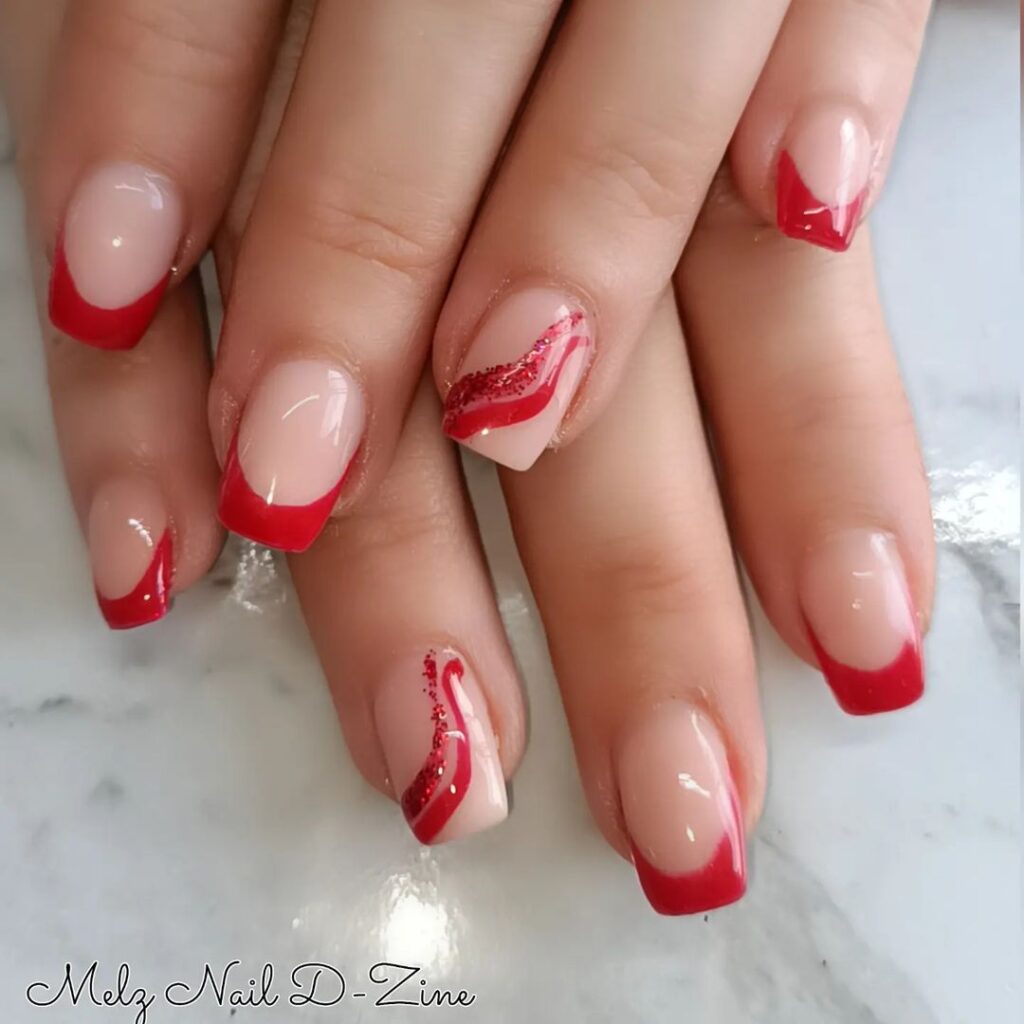 red nail designs