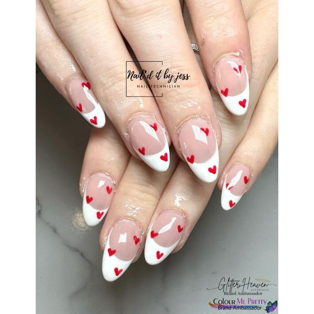 red nail designs