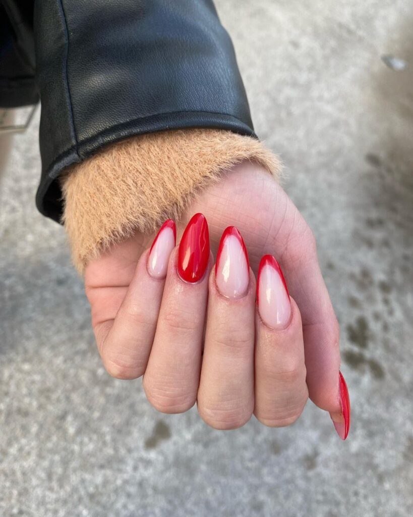 red nail designs