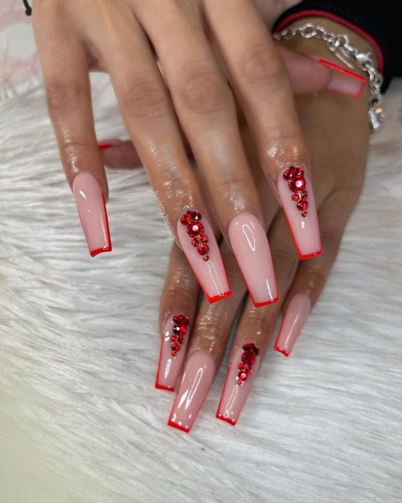 red nail designs