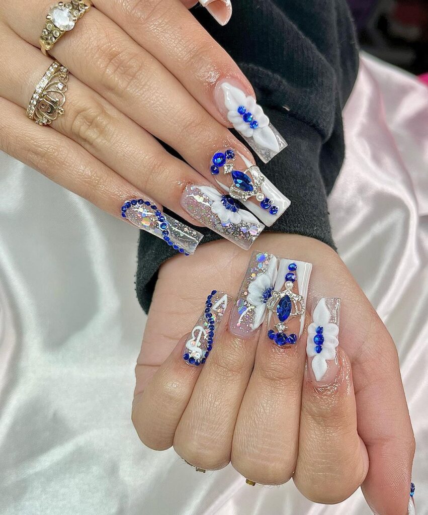 white nail designs