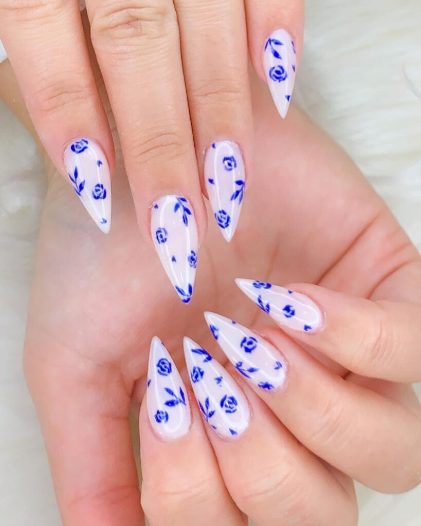 white nail designs