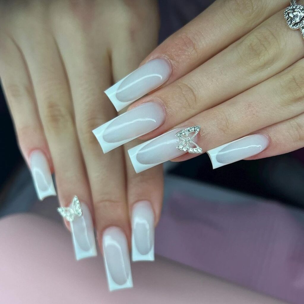 white nail designs