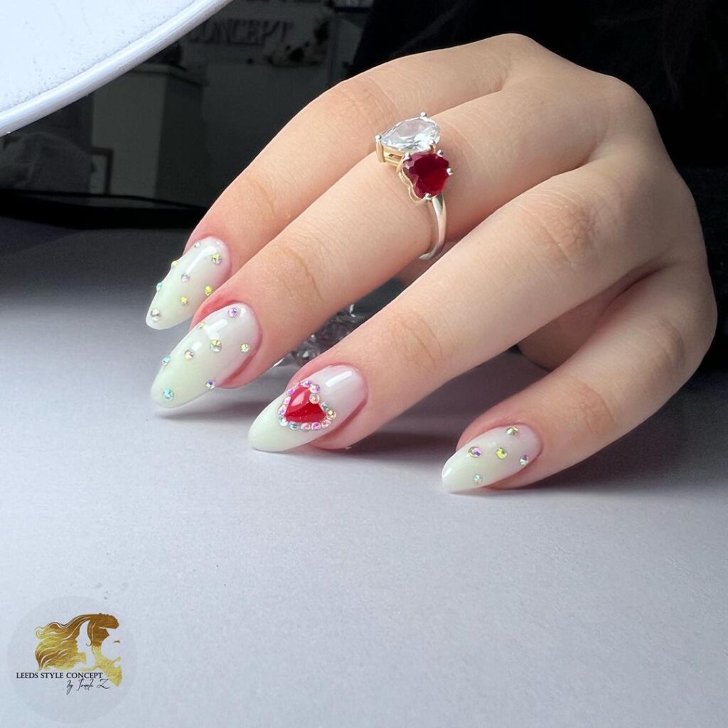 white nail designs