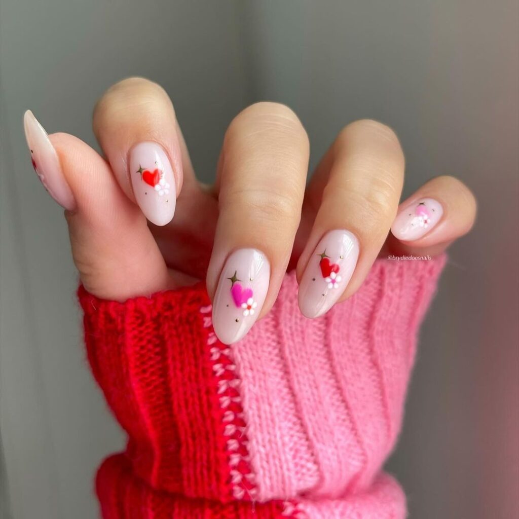 Valentine's day nail designs