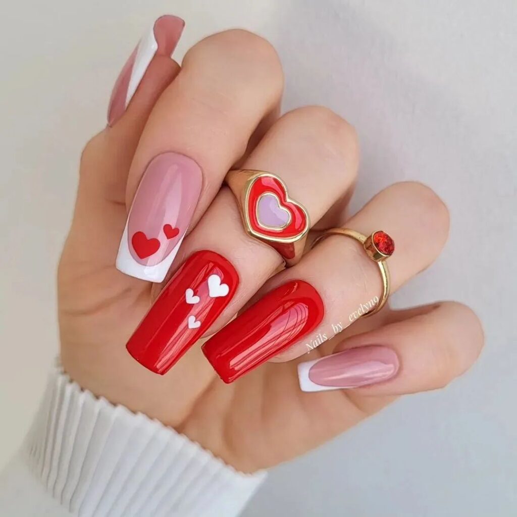 Valentine's day nail designs