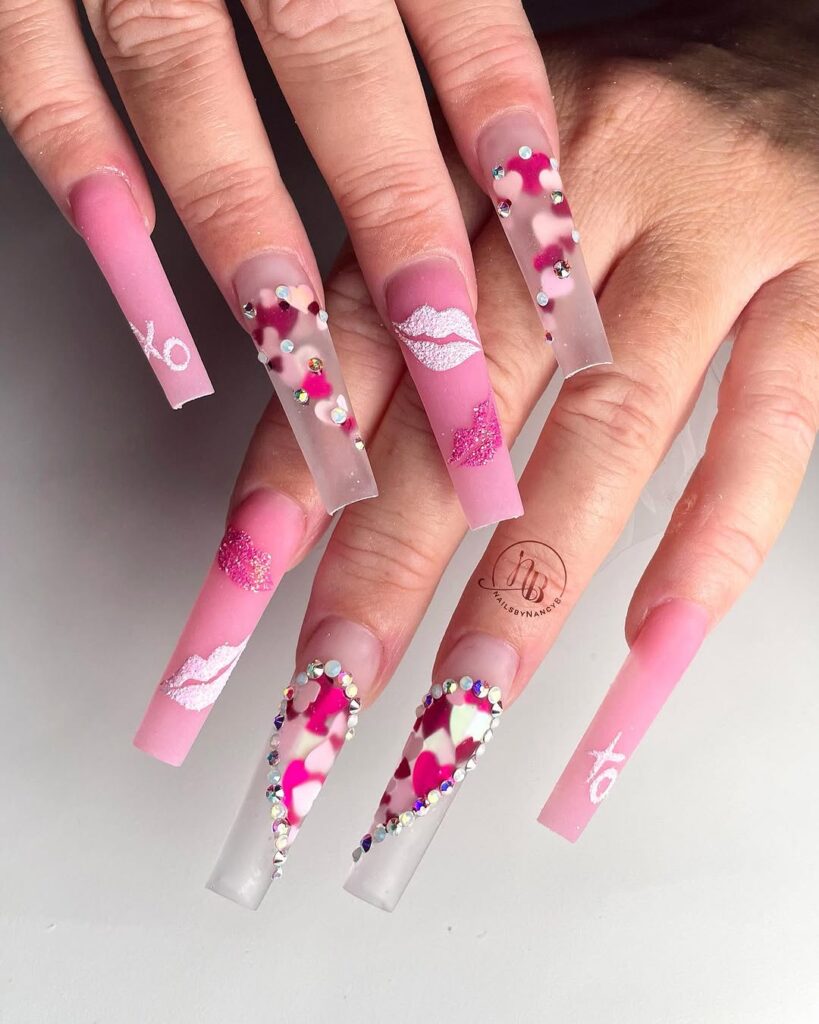 Valentine's day nail designs