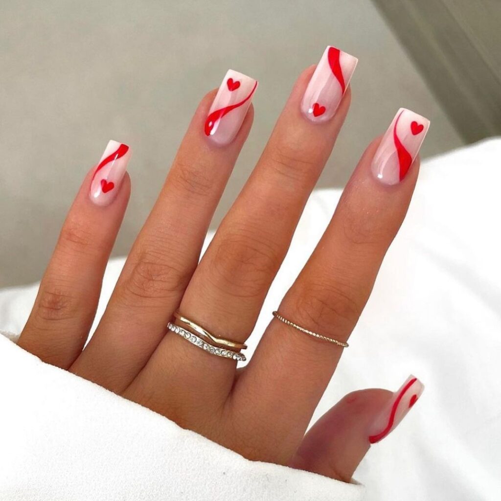 Valentine's day nail designs