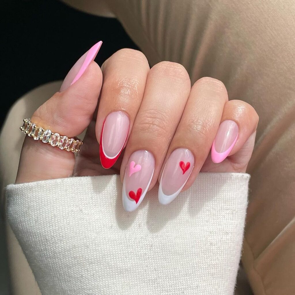 Valentine's day nail designs