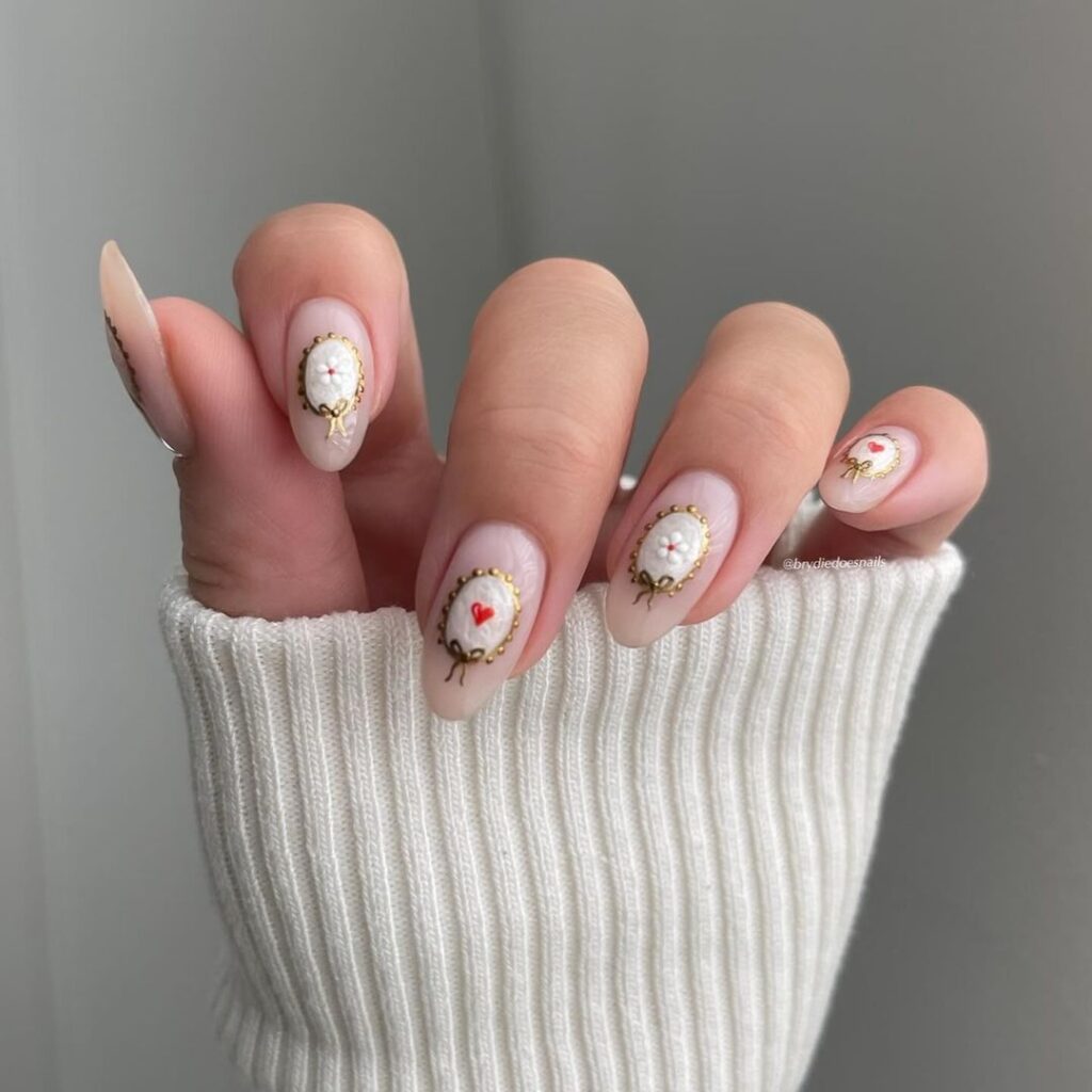 Valentine's day nail designs