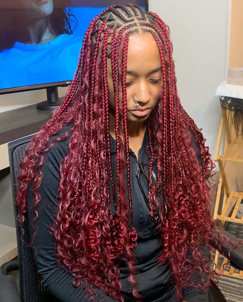 protective knotless box braids