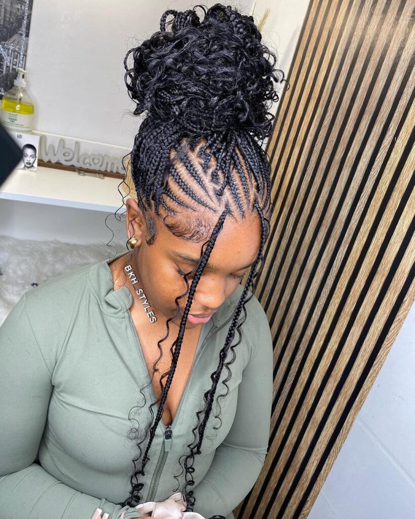 protective knotless box braids